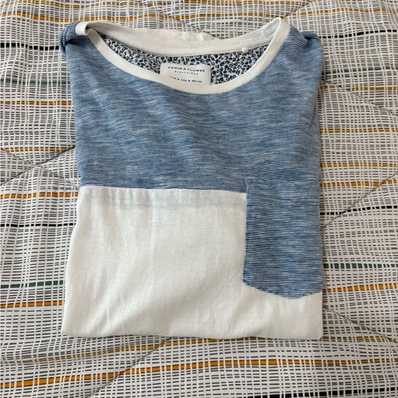 Denim & Flower Other - Blue and White Shirt